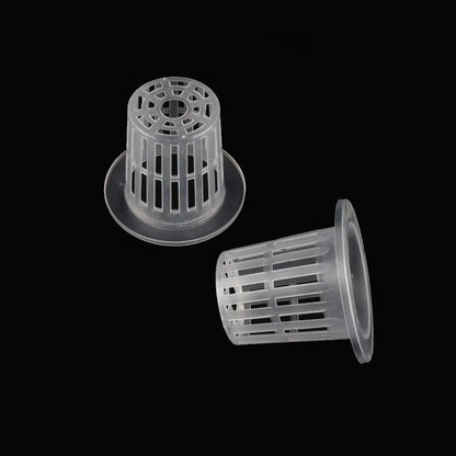 Hydroponic Basket 10pcs Plant Containers Grow Pots High Quality Round Shape Heavy Duty Net Cups Indoor and Outdoor Home Supplies