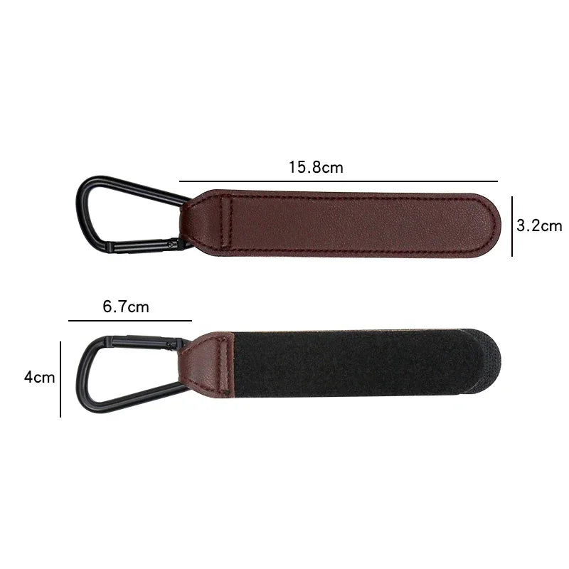 1/2pcs PU Leather Baby Bag Stroller Hook Pram Rotate 360 Degree Rotatable Cart Organizer Pram Hook Crochet Stroller Accessories