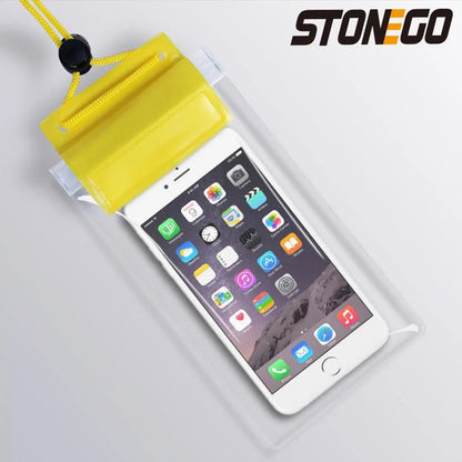 Transparent Mobile Phone Waterproof Bag Universal Mobile Phone Case for Swimming Diving Outdoor Mobile Phone Waterproof Pouch