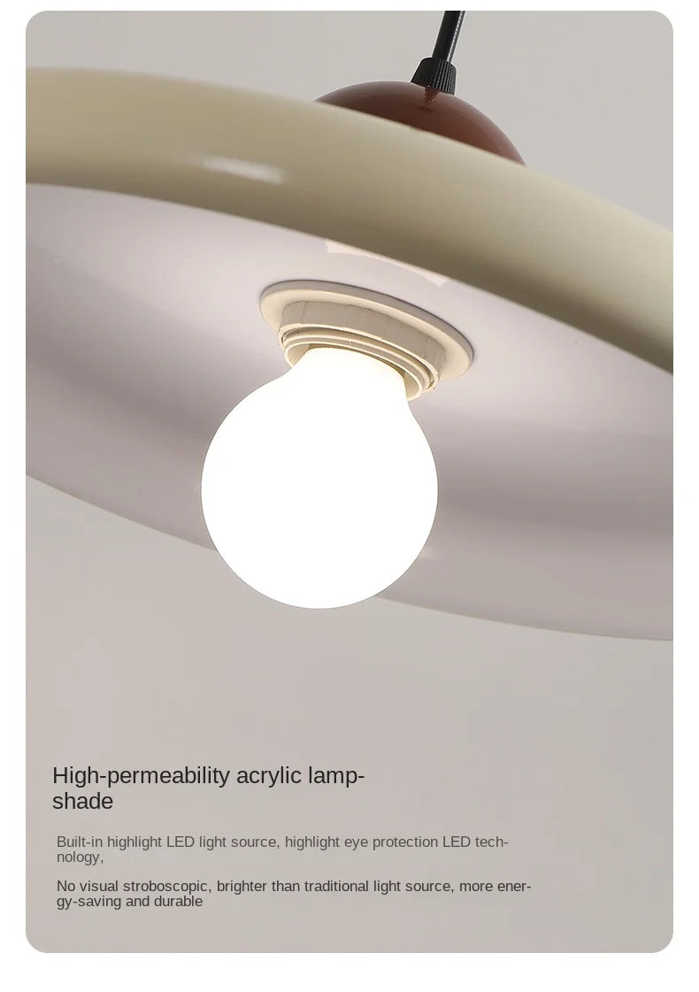 Minimalist Style UFO Restaurant Pendant Lamp Dining Table Dining Hall Bar Table Lamp Modern and Minimalist