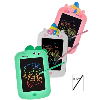 LCD Writing Tablet for Kids , Colorful Doodle Board Drawing Tablet with Lock Function, Erasable Reusable Writing Pad 8.5 Inch