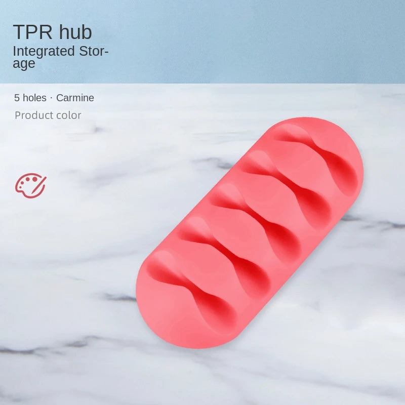 Cable Clips Cord Organizers Holder Adhesive Silicone Desk Winder Cable Holder Desktop Wire Wrapped Office Accessories gift