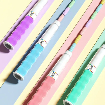 Bamboo Joint Soft Bead Skipping Rope Anti-Skid 2.8m Segmented Fitness Jump Rope Unisex Anti Slip Sports Rope Home Exercise