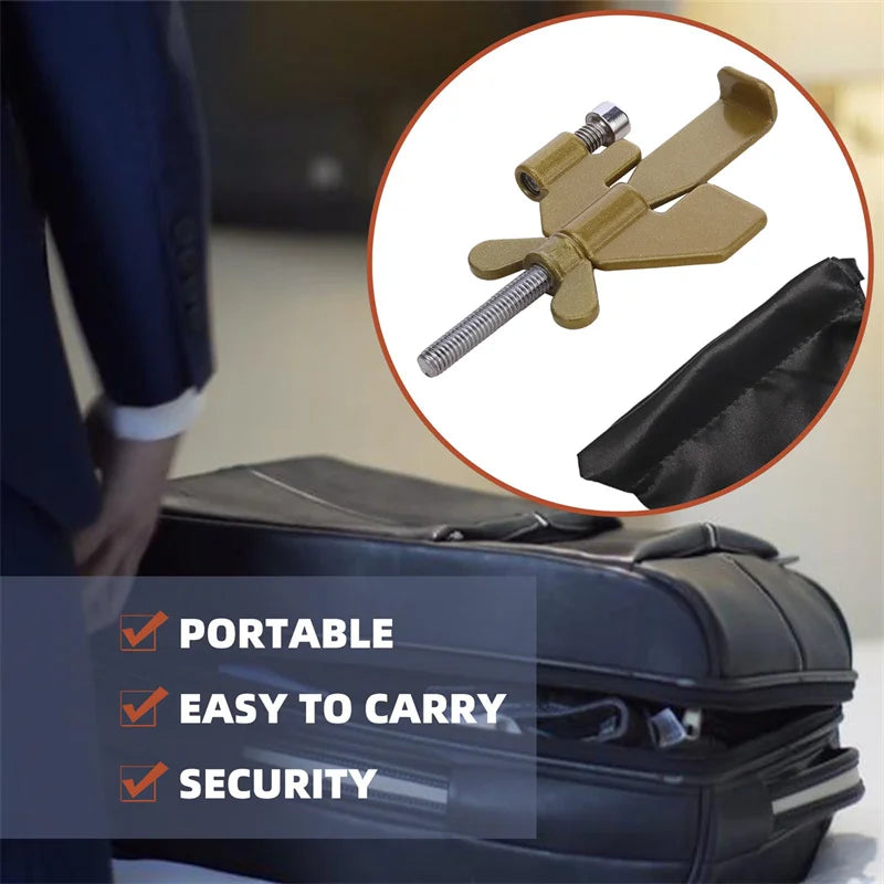 Portable Door Lock Travel Hotel Self-Defense Anti-Theft Stopper Safe Latch  Accommodation Door Stopper Door Lock Security Door