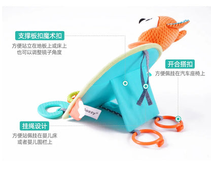 Cartoon View Back Seat Mirror Baby Car Mirror Safety Seat Headrest Rearview Mirror Baby Facing Rear Ward Car Kids Monitor Gifts