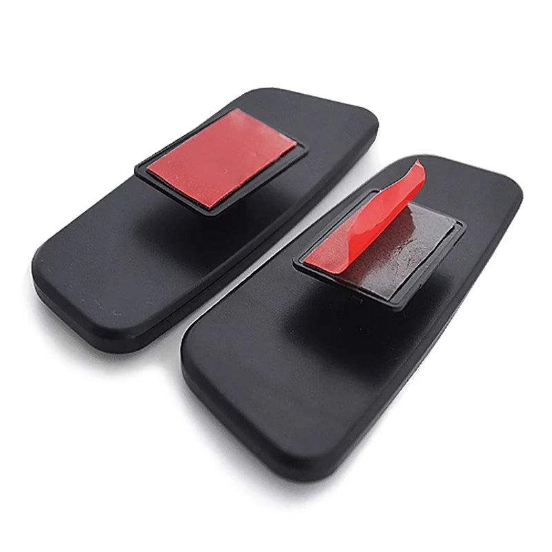 2Pcs Car 360 Degree Adjustable Blind Spot Mirror Auxiliary Rearview Convex Mirror Round Frame Wide Angle Mirrors For Car Reverse