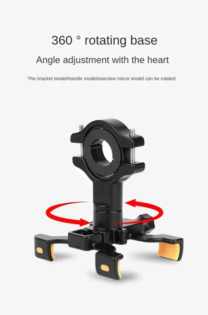 Bicycle Mountain Bike Four Claw Mobile Phone Stand Outdoor Sports Aluminum Alloy Mobile Phone Stand Cycling Mobile Phone Stand