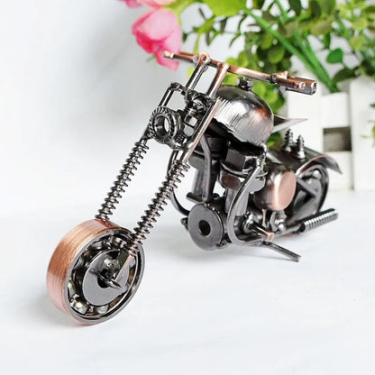 Metal Iron Motorcycle Model Special Promotion Iron Ornaments Handmade Crafts Gifts Multiple Options Available