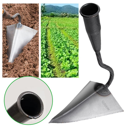 Furrow Hoe Triangle Small Tip Hoe Plowing Hoe Agricultural Land Turning Loose Soil Hoe Agricultural Farming Equipment