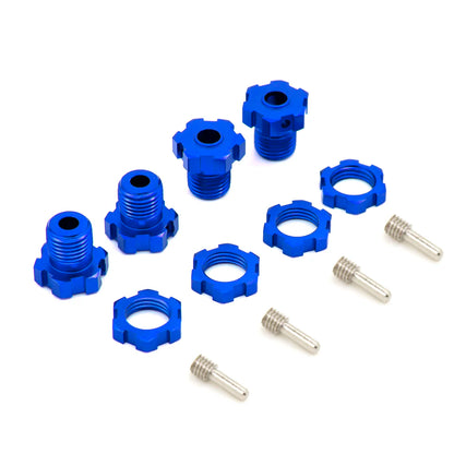 1 set 17mm Hex Nuts Splined Wheel Hubs  for traxxas E-REVO wheel hubs 5353X 1/10 E-MAXX Summit E-REVO REVO 3.3
