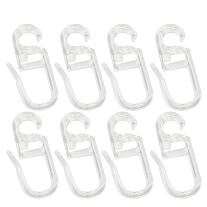 50Pcs Bed Curtain Special Hooks Curtain Accessories Curtain Hanging Ring Universal Curtain Sliding Curtains and Tulle