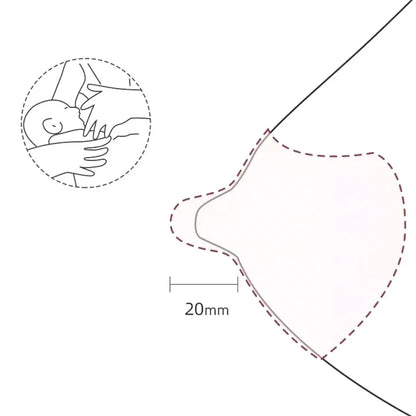 2Pcs Silicone Breastfeeding Nipple Protectors Feeding Mother Nipple Shields Protection Cover Soft Milk Feeding Nursing Shield