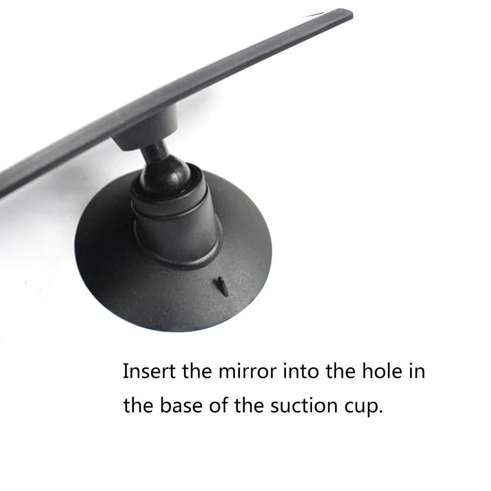 1X  Baby Car Mirror Rotatable Wide Anti-drop Durable Rearview Mirror With Suction Cup For Back Seat High Quality Car Accessories