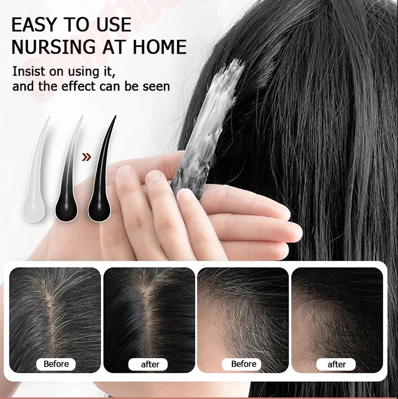 Grey hair serum for men and women, from white to black