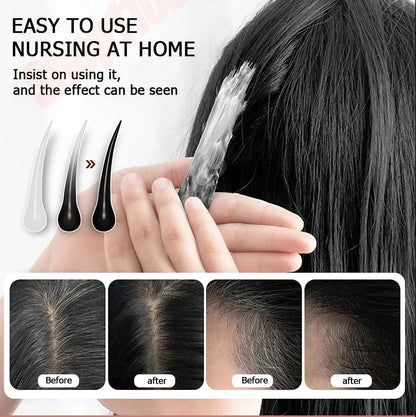 Grey hair serum for men and women, from white to black