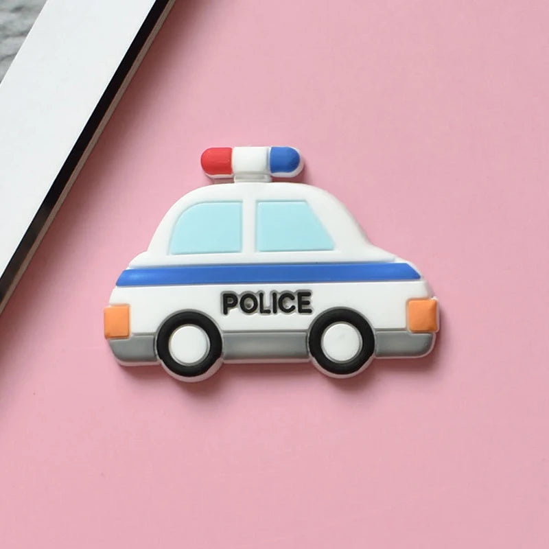 5Pcs Creative Cartoon Car Fridge Magnets For Kids Small Size Magnetic Fridge Magnet Transportation Magnets
