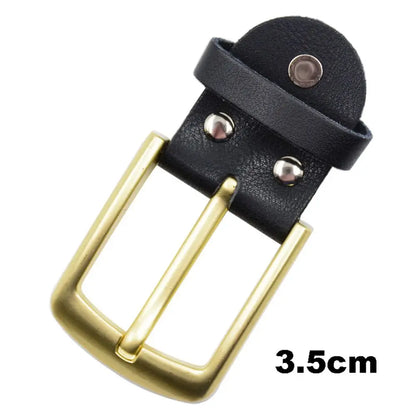 1Pcs New Men Belt Buckle Zinc Alloy Buckle Genuine Leather Buckle 2.5/3.5/4 cm Belt Head Men Fashion Apparel Accessories