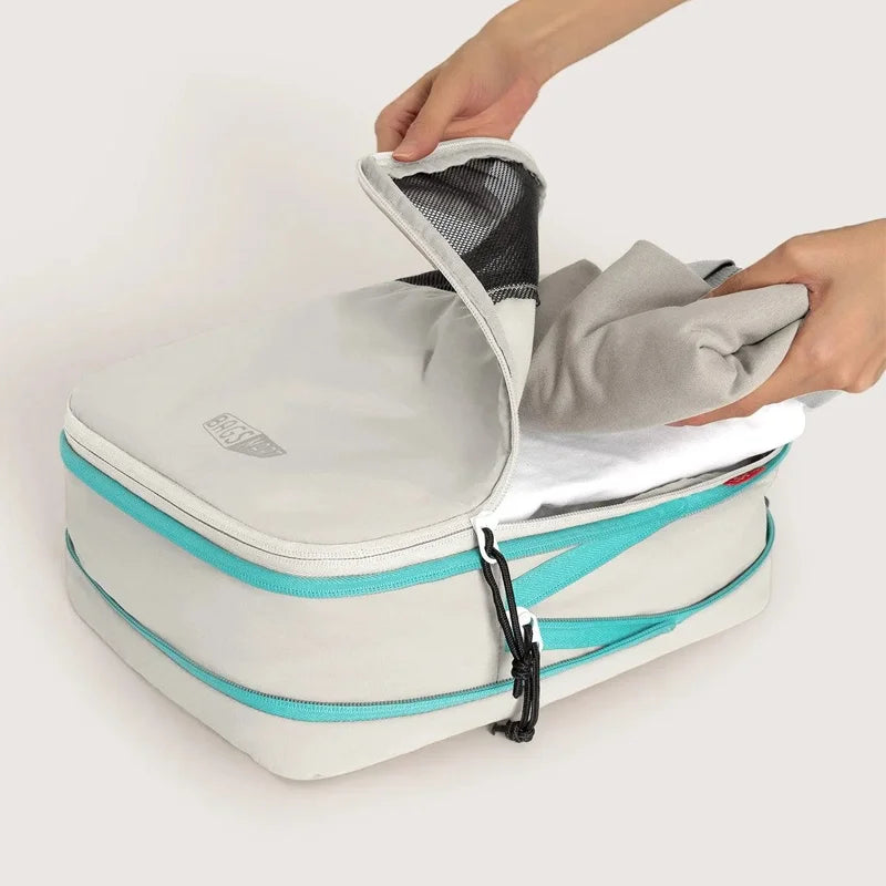 BAGSMART Compression Packing Cubes Expandable Travel Set Storage Bag 6 Pcs Travel Organizer Luggage Carry Suitcase