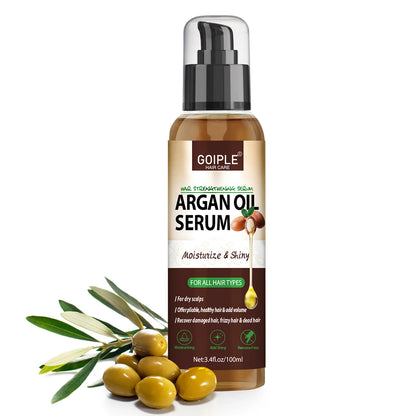 100ml Natural Argan Oil Hair Serum Repair Strengthening Moisturize Shiny Hair Healthy Scalps Treatment Care Conditioner