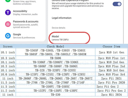 2PCS Screen Protector Tempered Glass for Lenovo Tab M10 Plus 3rd 2nd 1st Gen M11 P11 Pro Tablet Lenovo Film