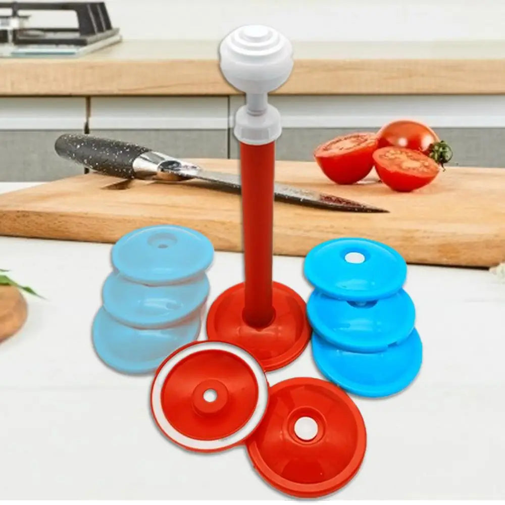 10pcs Vacuum Sealer Jar Lids Vacuum Sealer Attachment Kit Portable Hand Pump Canning Jar Vacuum Sealer Vacuum Saver