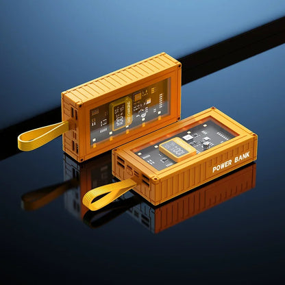 30000mAh 50000mAh 120W Fast Charging Transparent Power Bank 200000mAh Large-capacity Mobile Power Supply BCAK  Mobile Phones