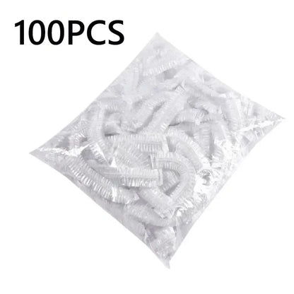 10/50/100/150/200pcs Reusable Disposable Food Cover Plastic Wrap Durable Elastic Food Lids for Bowls Elastic Plate Covers