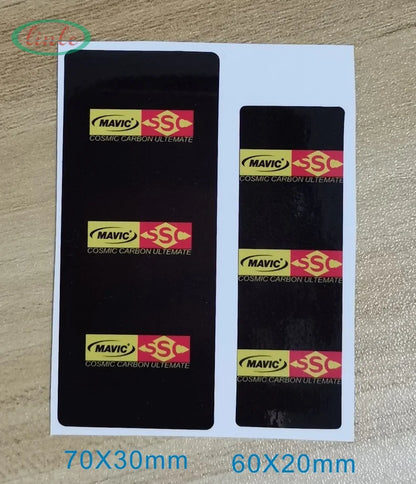 350 Road Bike Hubs Stickers MTB Wheels Hubs Stickers Glossy Front and Rear Hubs Stickers Decoration Protective Film