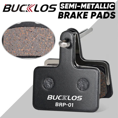 BUCKLOS MTB Bike Brake Pads Durable Hydraulic Disc Brake Pads fit B01S Semi-Metal MTB Road Cycling Wear Resistant Brake Pad Part