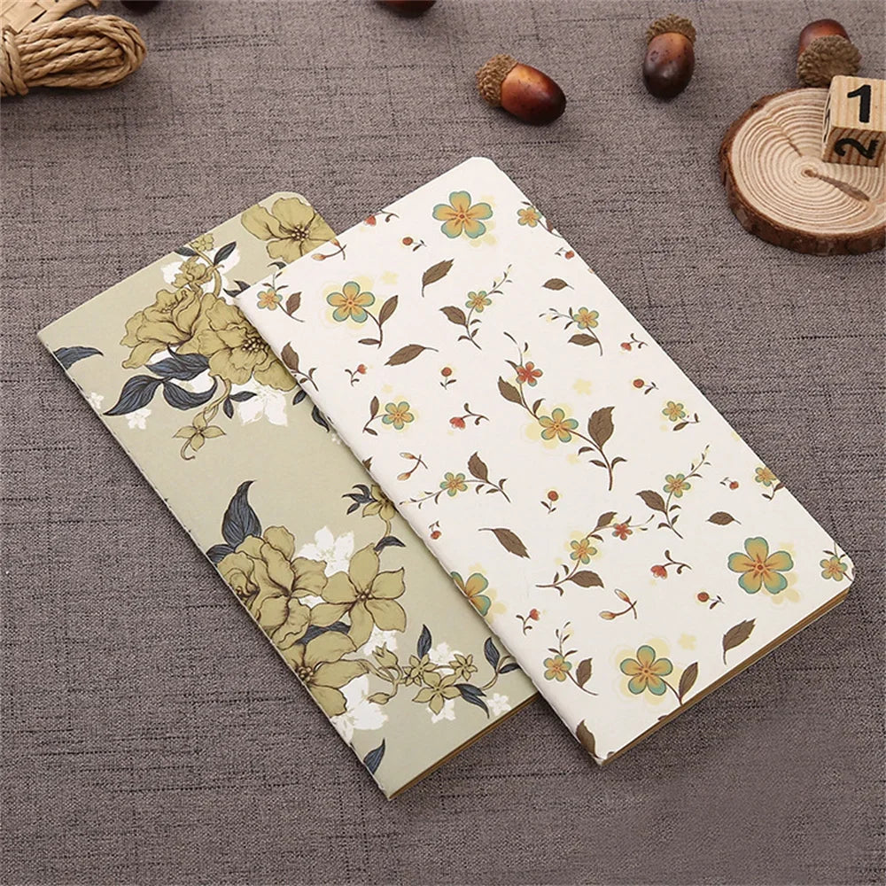 Notebook Kraft Cover Vintage Diary Blank Stationery Planner Writing Paper for Students School Office Supplies