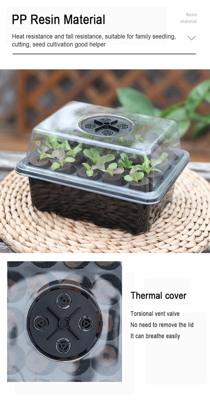 20 Hole Hydroponic Plant Seedling Pots with Intelligent Fill Light Seedling Tray for Fruit Vegetable Gardening Planting Supplies