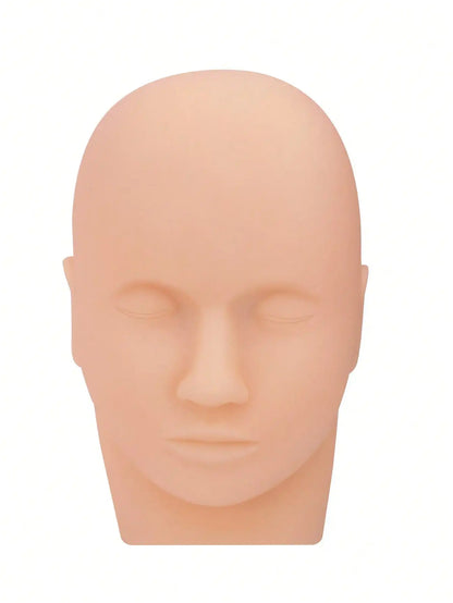 Lash Mannequin Head Flat Head Doll Head Manakin Eyelids For Lash Practice Eyelash Mannequin Doll Face Head