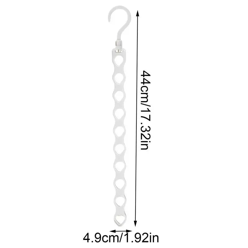 Closet Organizers For Clothes Closet Coats Organizers Hangers Vertical 10-Hole Design Space Saving Heavy Duty Closet Clothes