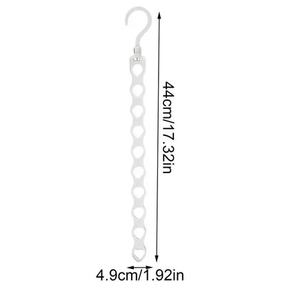 Closet Organizers For Clothes Closet Coats Organizers Hangers Vertical 10-Hole Design Space Saving Heavy Duty Closet Clothes