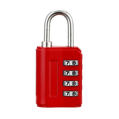 4 Digit Number Combination Pad Lock Padlock Outdoor Waterproof Lock Suitcase Luggage Security Coded Lock