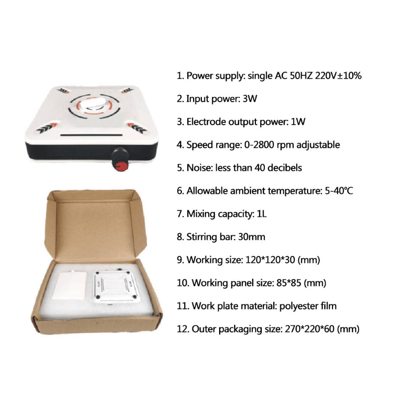 Magnetic Stirring Small Magnetic Stirring Laboratory for Bench Stirrer Magnet Stirrer Adjusat Speed Fast Powerful Lab Mi