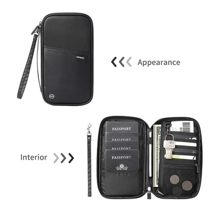 RFID Blocking Passport Wallet Family Passport Holder Multi Functional Document Case Organizer Travel accessories Document Bag