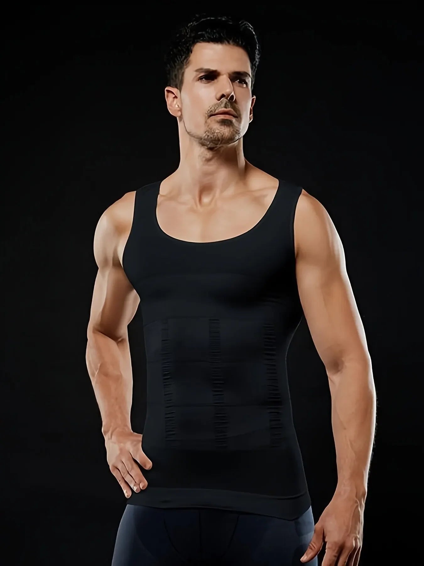 Men's shapewear Seamless body shapewear Stress Reduction Exercise belly tightening underwear Functional vests