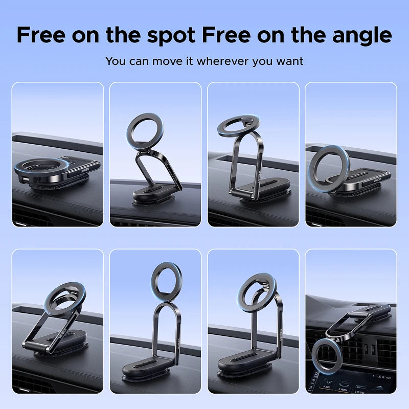 UGREEN Magnetic Car Phone Holder Dashboard 360° Rotatable & Detachable Car Mount For Magsafe iPhone 16 15 Pro Samsumg S25 Xiaomi