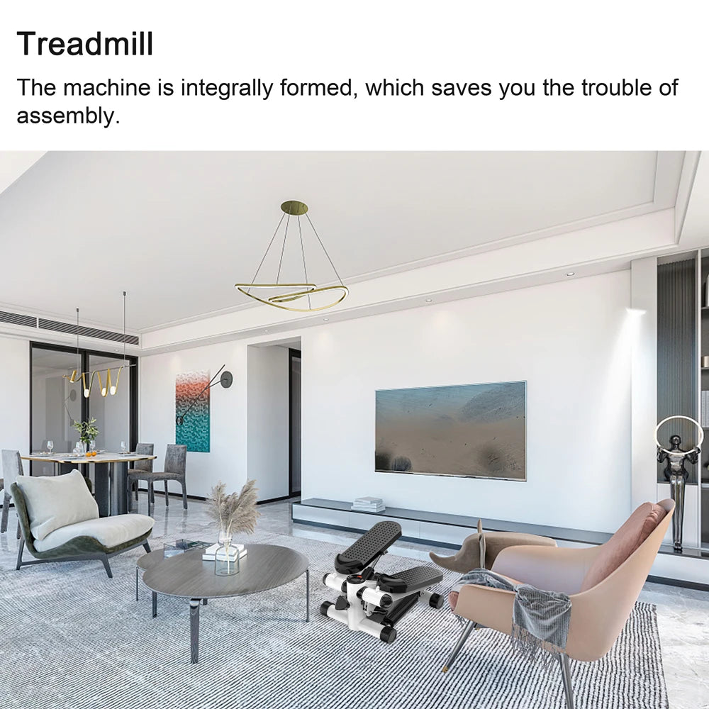 LCD Display Mini Bike Pedal Stepper Exercise Machine Slimming Treadmill Workout Stepper Home Gym Aerobics Stepper Exercise Tool