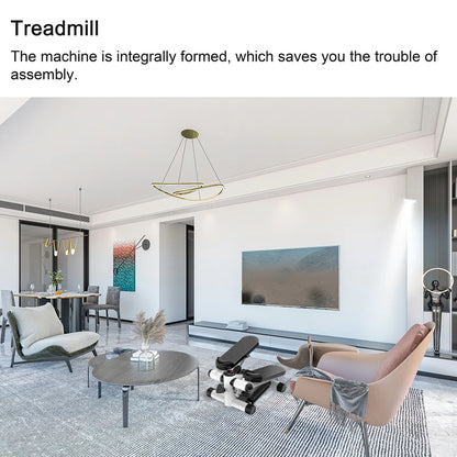 LCD Display Mini Bike Pedal Stepper Exercise Machine Slimming Treadmill Workout Stepper Home Gym Aerobics Stepper Exercise Tool