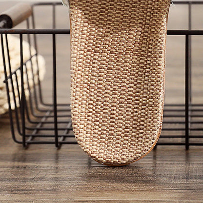 Sandalias Mujer 2024 Hot Women Female  Bowknot Flax Linen Flip Flops Beach Shoes Sandals Slipper SandáLias Femininas 여름샌들