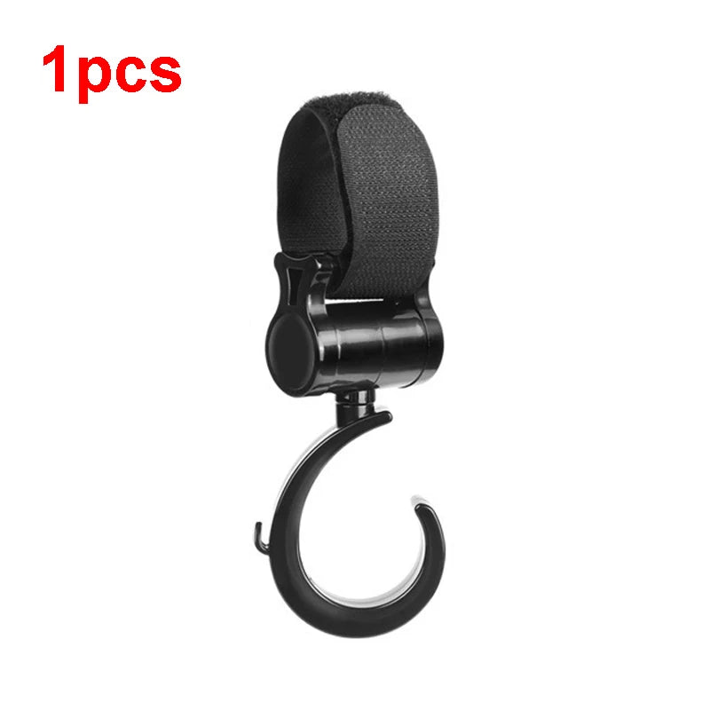 1/3pcs Baby Bag Stroller Hook Pram Rotate 360 Degree Rotatable Cart Organizer Pram Hook Crochet Stroller Accessories