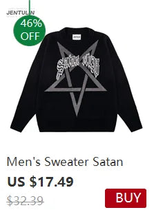 Oversized Sweaters Men Women Harajuku Anime Girl Graffiti Vintage Knitted Sweater lo-fi Winter Unisex Cotton Pullover Streetwear