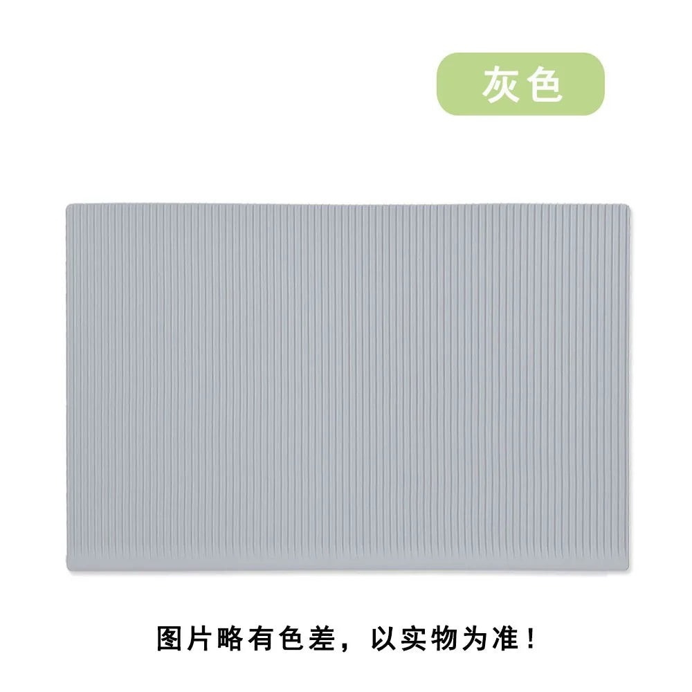 Silicone Refrigerator Liner Square Drawer Mat anti-slip Anti-mildew Refrigerator Compartment Protection Cuttable Mat