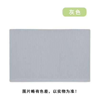 Silicone Refrigerator Liner Square Drawer Mat anti-slip Anti-mildew Refrigerator Compartment Protection Cuttable Mat