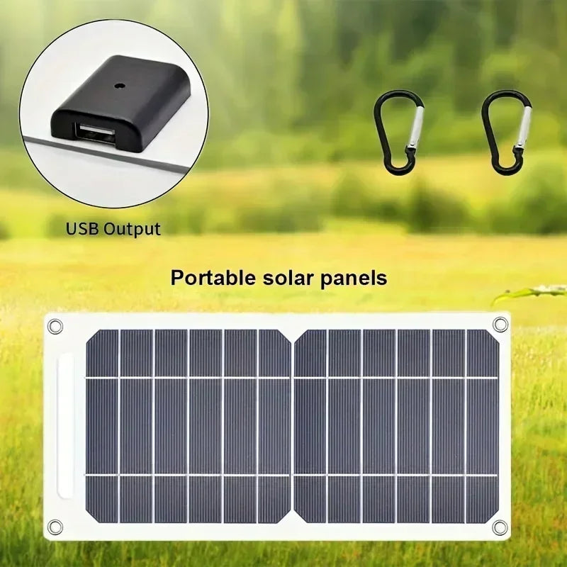 Sunpower Portable 5V 35WSolar Panel with USB Safe Stabilize Charger for Phone Power Bank Outdoor Camping Home RV Gift Use