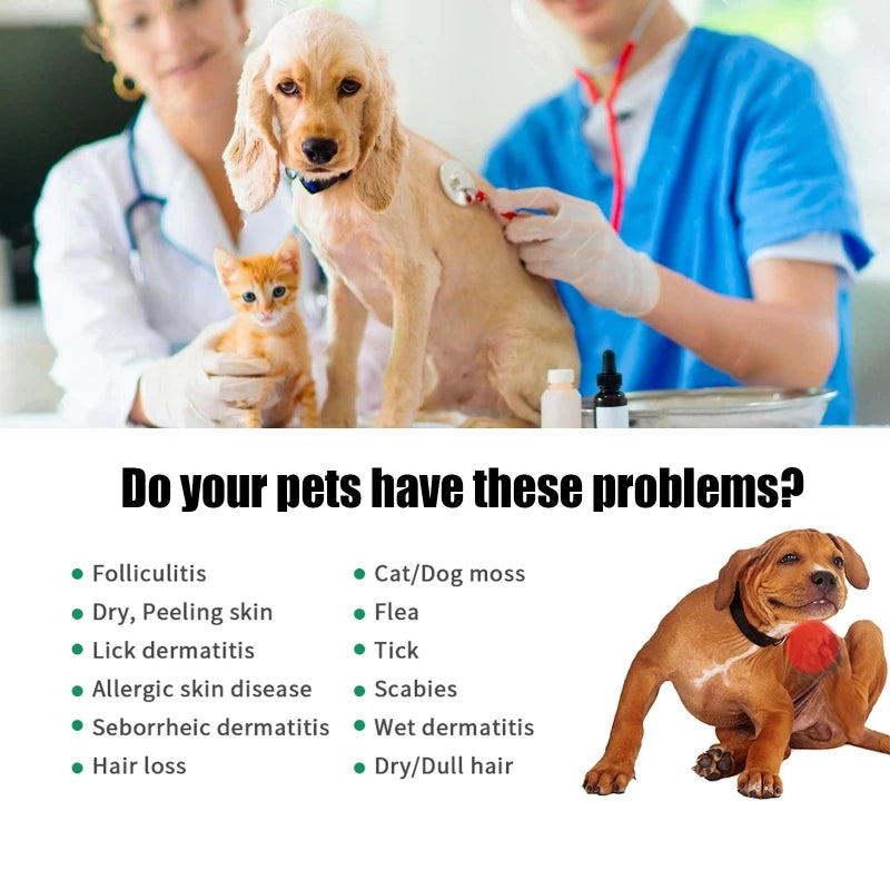 Pet Hair&Skin Care Essence Dog Hair Serum Pet Hair Serum Pet skin Repair Essence