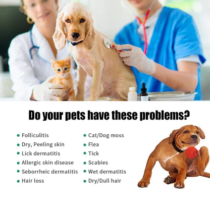 Pet Hair&Skin Care Essence Dog Hair Serum Pet Hair Serum Pet skin Repair Essence