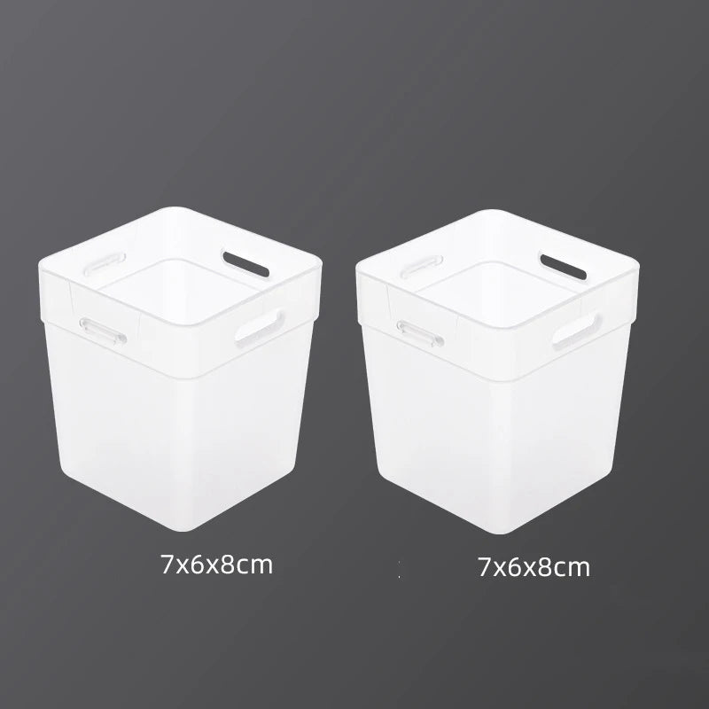 2Pcs Refrigerator Organizer Bins Transparent Fridge Storage Bin Food Fresh Box Vegetable Fruit Container Kitchen Accessories